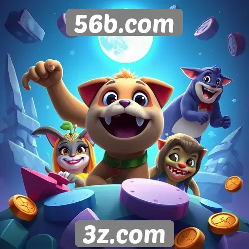 Exploração dos jogos disponíveis no 56b.com