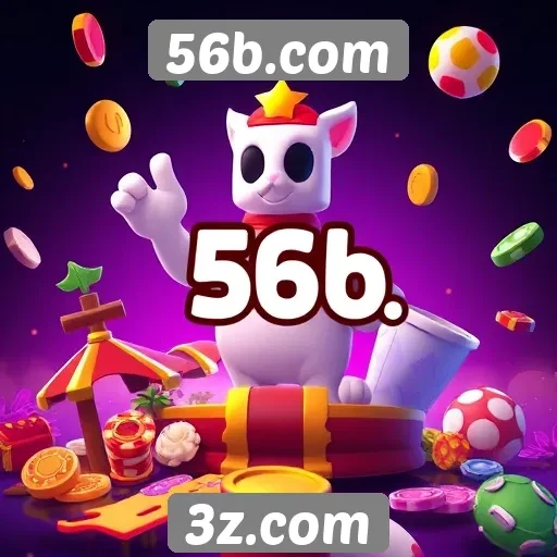 Variedade de jogos disponíveis no site 56b.com